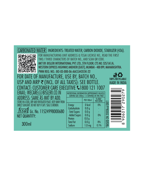 Bisleri Soda 300 ML